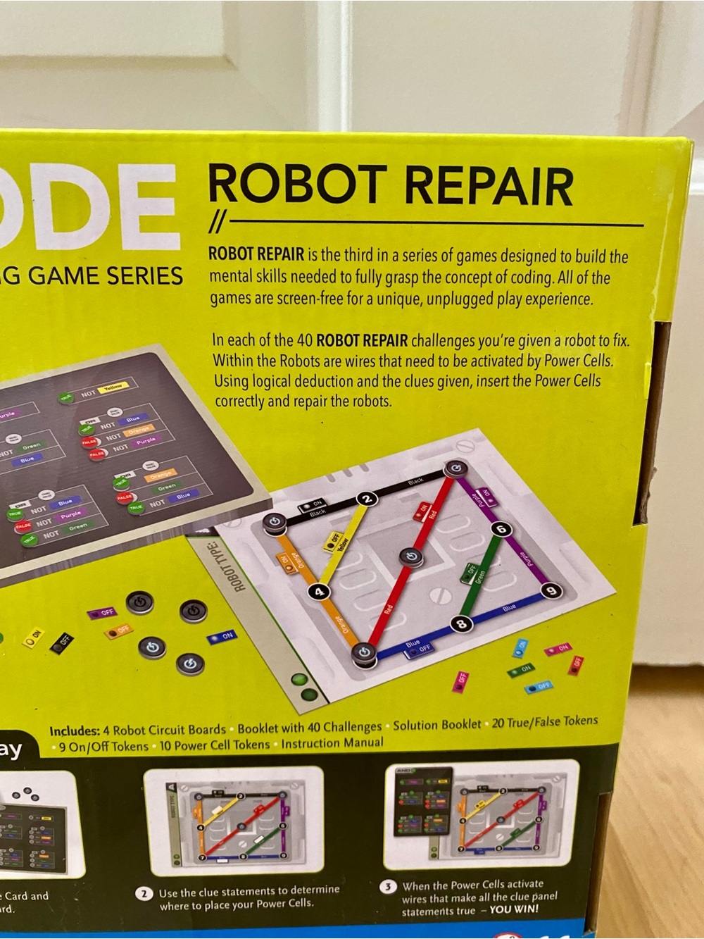 NIB Think Fun Code Programming Game Robot Repair - Picture 4 of 6
